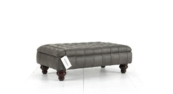 Distinctive Chesterfield Marlborough Footstool