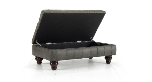 Distinctive Chesterfield Marlborough Storage Footstool